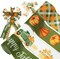 4 Rolls of Fall Wired Edge Ribbon 24 Yards 2.5 Inch Green Autumn Pumpkin Truck Plaids Ribbon for Bow Wreath Craft Gift Wrap Farmhouse Thanksgiving Harvest Wedding and Birthday Party Decorations